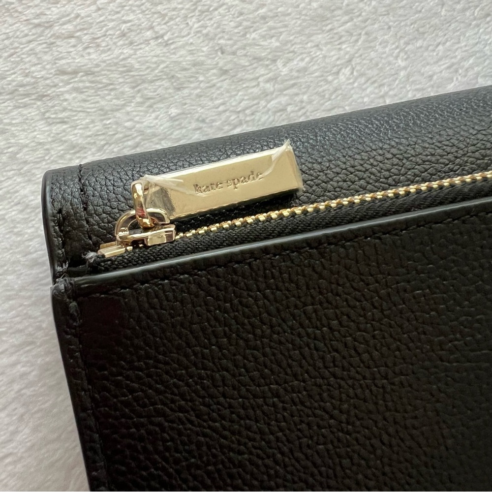 Kate Spade Rosie Flap Wallet - Black - Picture 7 of 13
